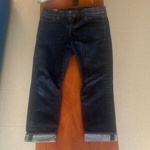 J. Crew Men's Deep Indigo Relaxed Jeans